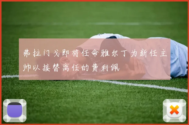 弗拉门戈即将任命雅尔丁为新任主帅以接替离任的费利佩